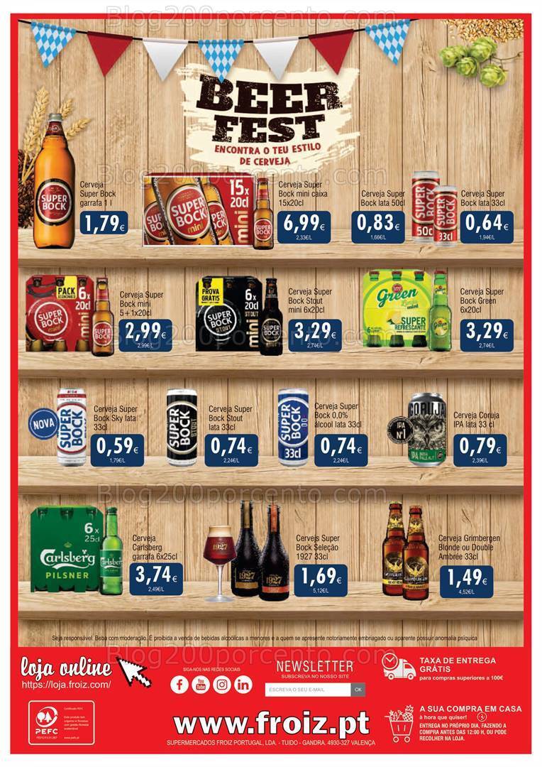 Antevisão Folheto FROIZ Promoções de 22 setembro a 10 outubro