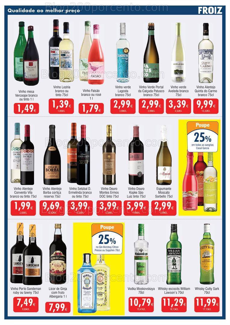 Antevisão Folheto FROIZ Promoções de 11 a 26 outubro