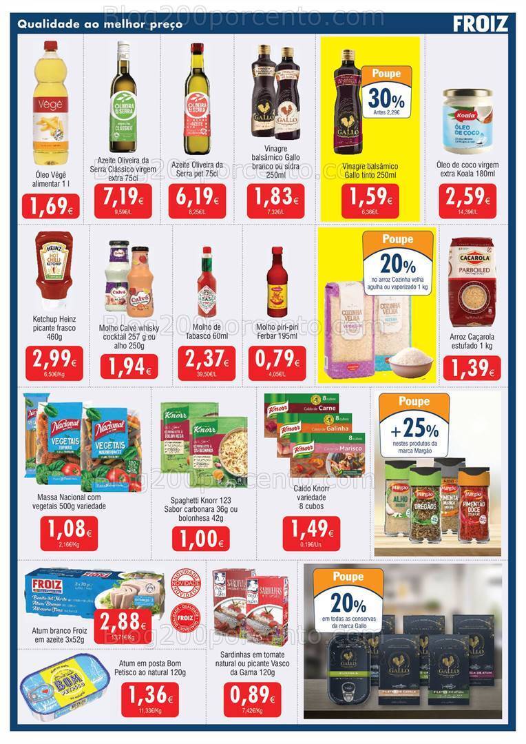 Antevisão Folheto FROIZ Promoções de 11 a 26 outubro