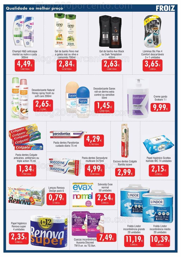 Antevisão Folheto FROIZ Promoções de 11 a 26 outubro