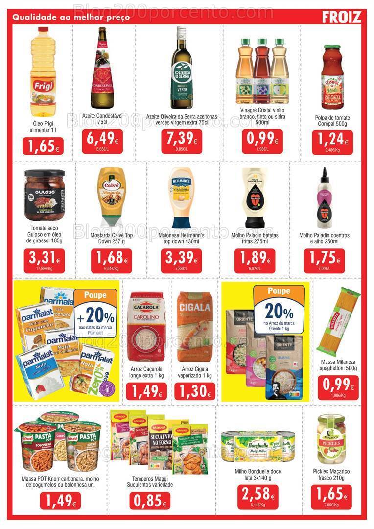 Antevisão Folheto FROIZ Promoções de 27 outubro a 14 novembro