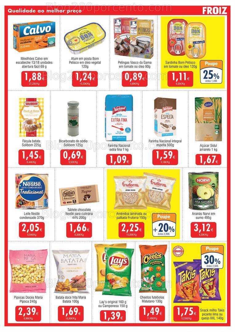 Antevisão Folheto FROIZ Promoções de 27 outubro a 14 novembro