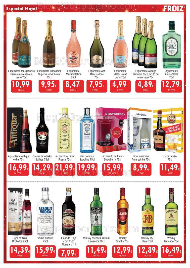 Antevisão Folheto FROIZ Natal Promoções de 30 novembro a 19 dezembro