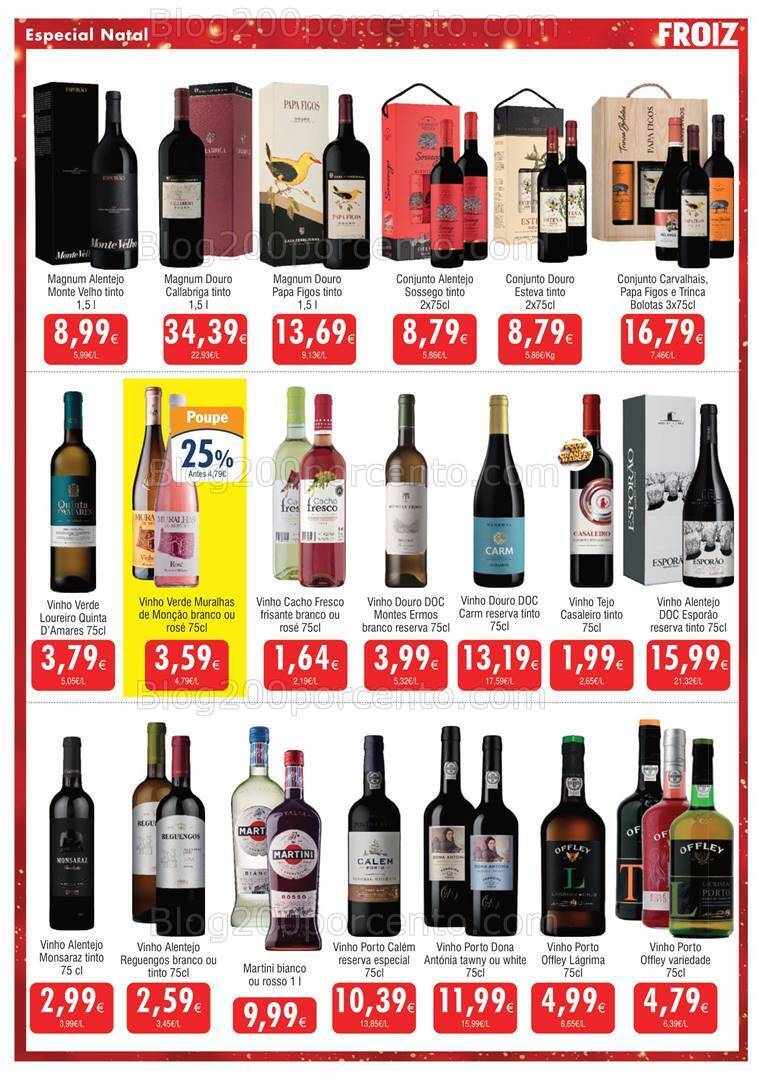 Antevisão Folheto FROIZ Natal Promoções de 30 novembro a 19 dezembro