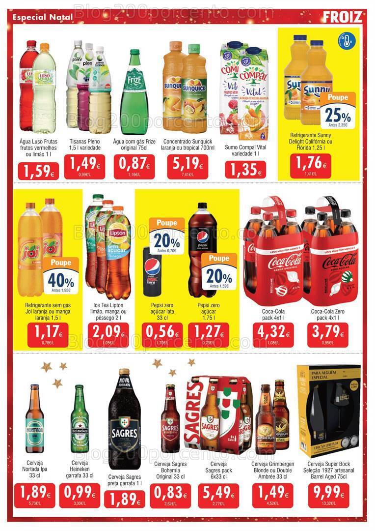 Antevisão Folheto FROIZ Natal Promoções de 30 novembro a 19 dezembro