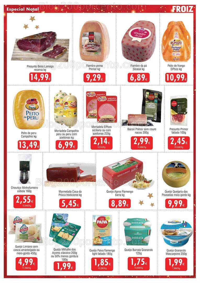 Antevisão Folheto FROIZ Natal Promoções de 30 novembro a 19 dezembro