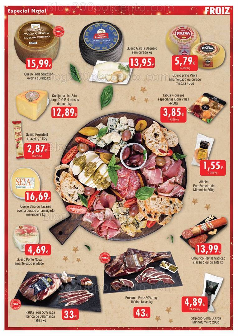 Antevisão Folheto FROIZ Natal Promoções de 30 novembro a 19 dezembro