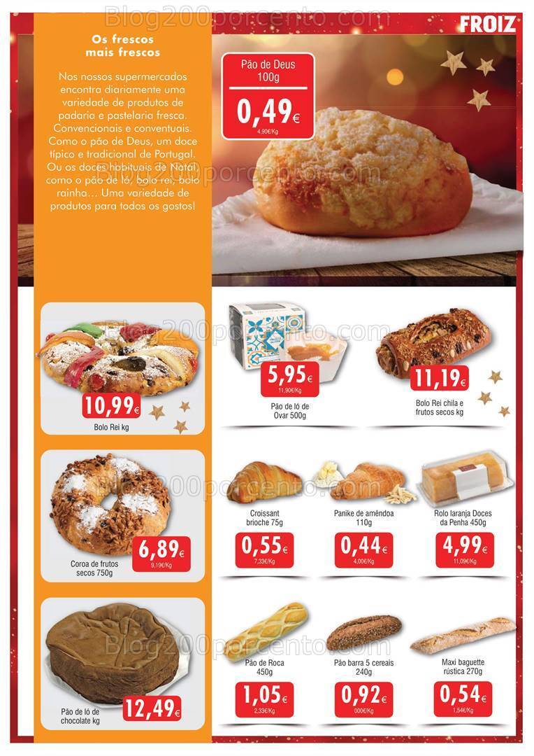 Antevisão Folheto FROIZ Natal Promoções de 30 novembro a 19 dezembro