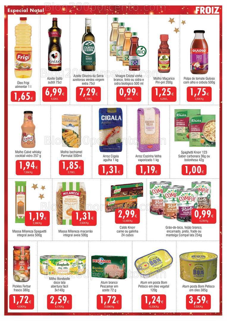 Antevisão Folheto FROIZ Natal Promoções de 30 novembro a 19 dezembro