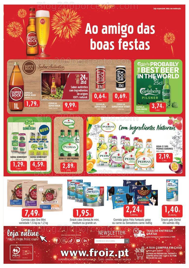 Antevisão Folheto FROIZ Natal Promoções de 30 novembro a 19 dezembro
