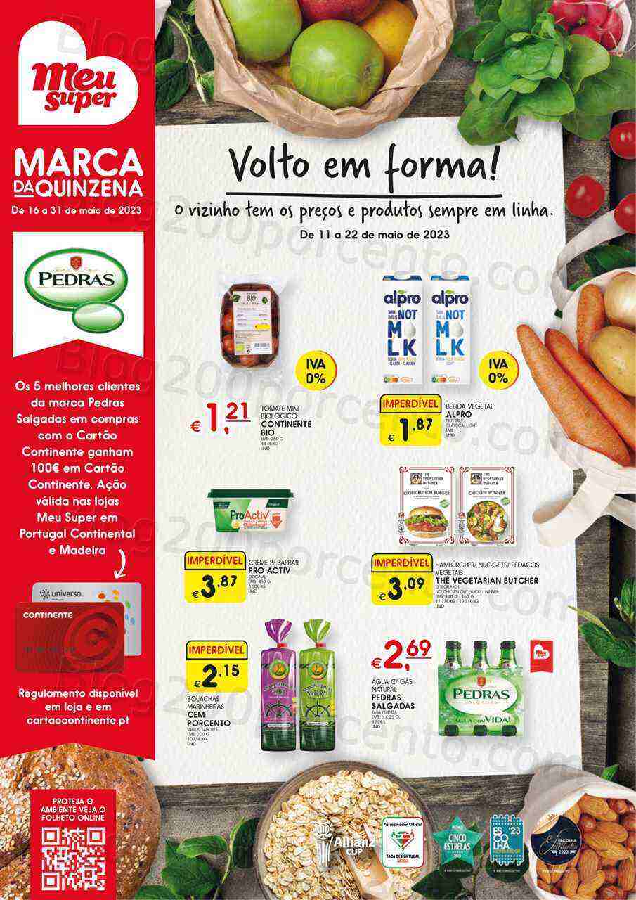 Antevisão Folheto MEU SUPER Vida Saudável Promoções de 11 a 22 maio