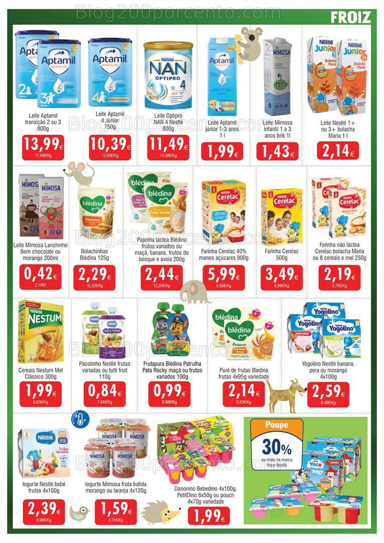 Antevisão Folheto FROIZ Promoções de 8 a 24 janeiro