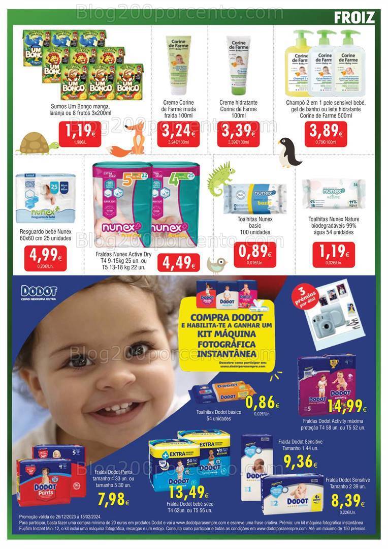 Antevisão Folheto FROIZ Promoções de 8 a 24 janeiro