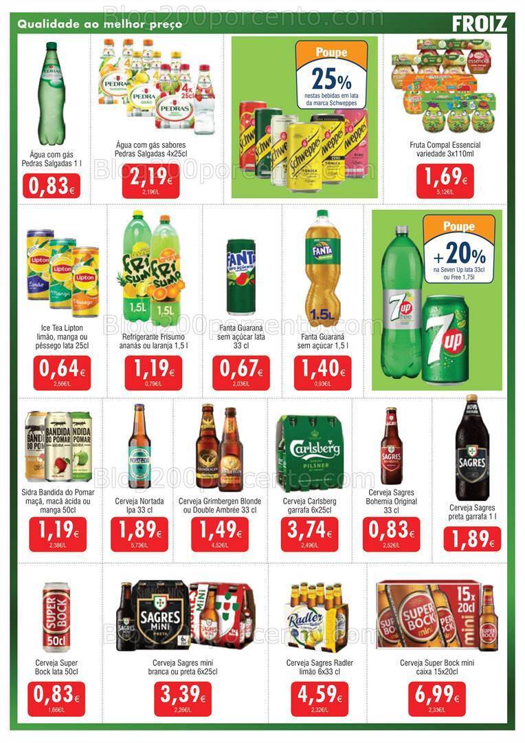 Antevisão Folheto FROIZ Promoções de 8 a 24 janeiro