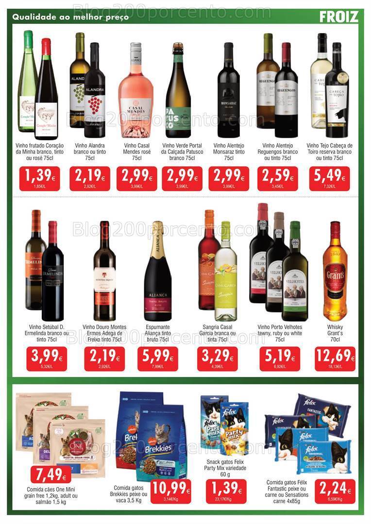 Antevisão Folheto FROIZ Promoções de 8 a 24 janeiro