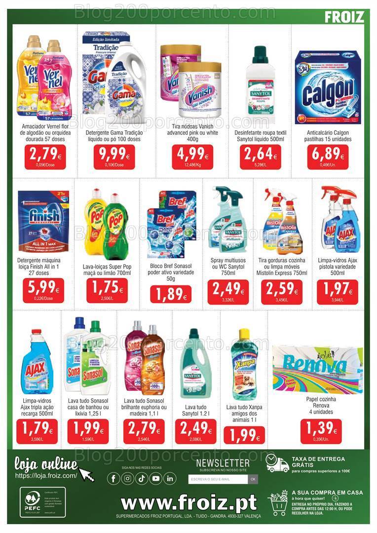 Antevisão Folheto FROIZ Promoções de 8 a 24 janeiro
