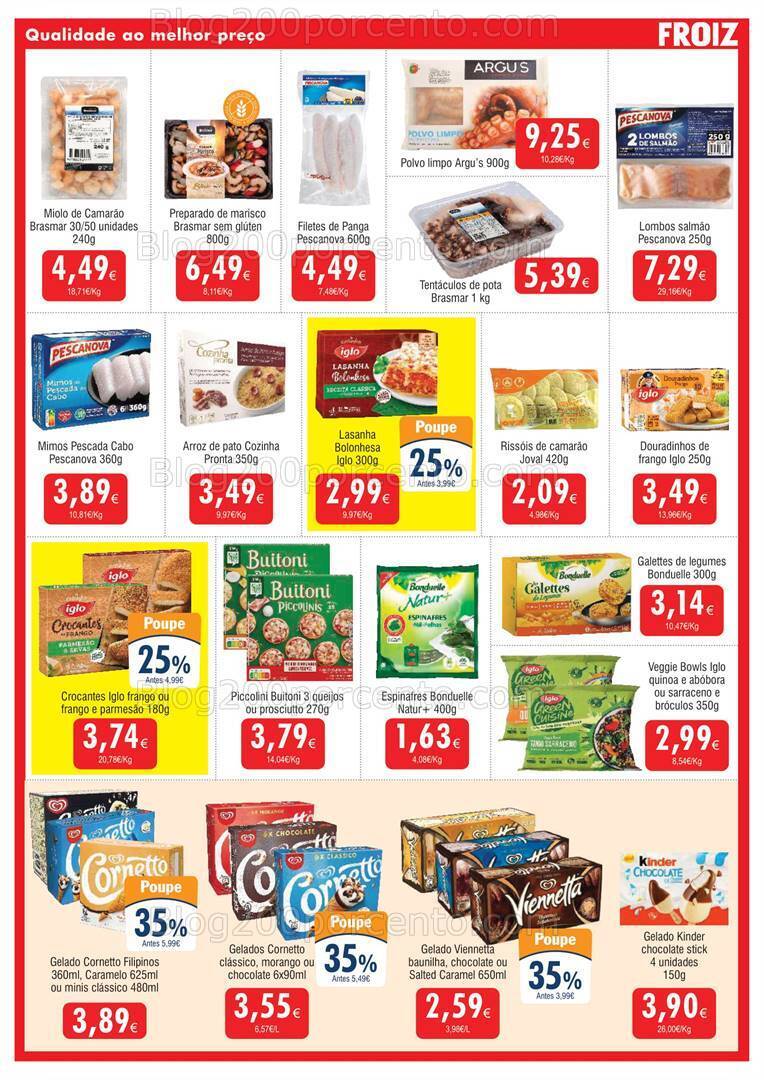 Antevisão Folheto FROIZ Promoções de 25 janeiro a 8 fevereiro