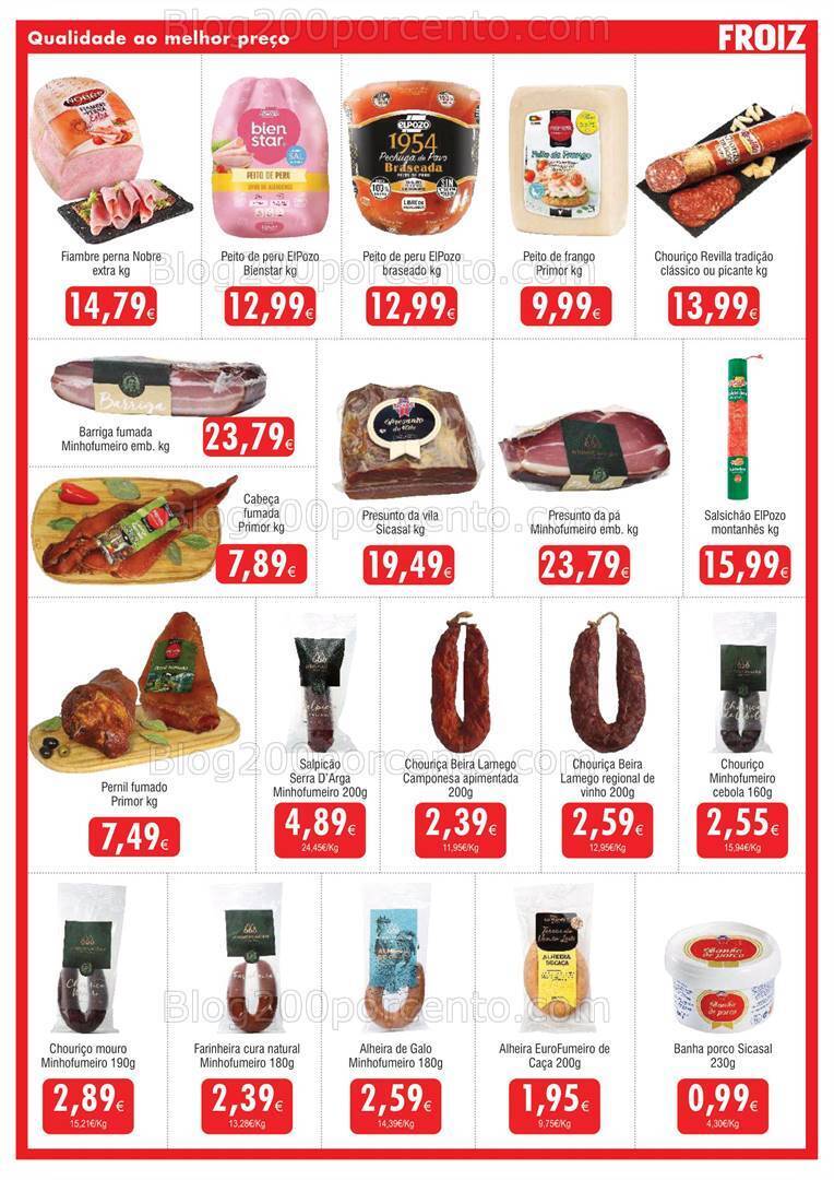 Antevisão Folheto FROIZ Promoções de 25 janeiro a 8 fevereiro