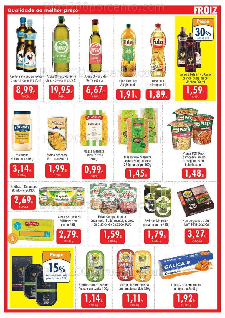Antevisão Folheto FROIZ Promoções de 25 janeiro a 8 fevereiro