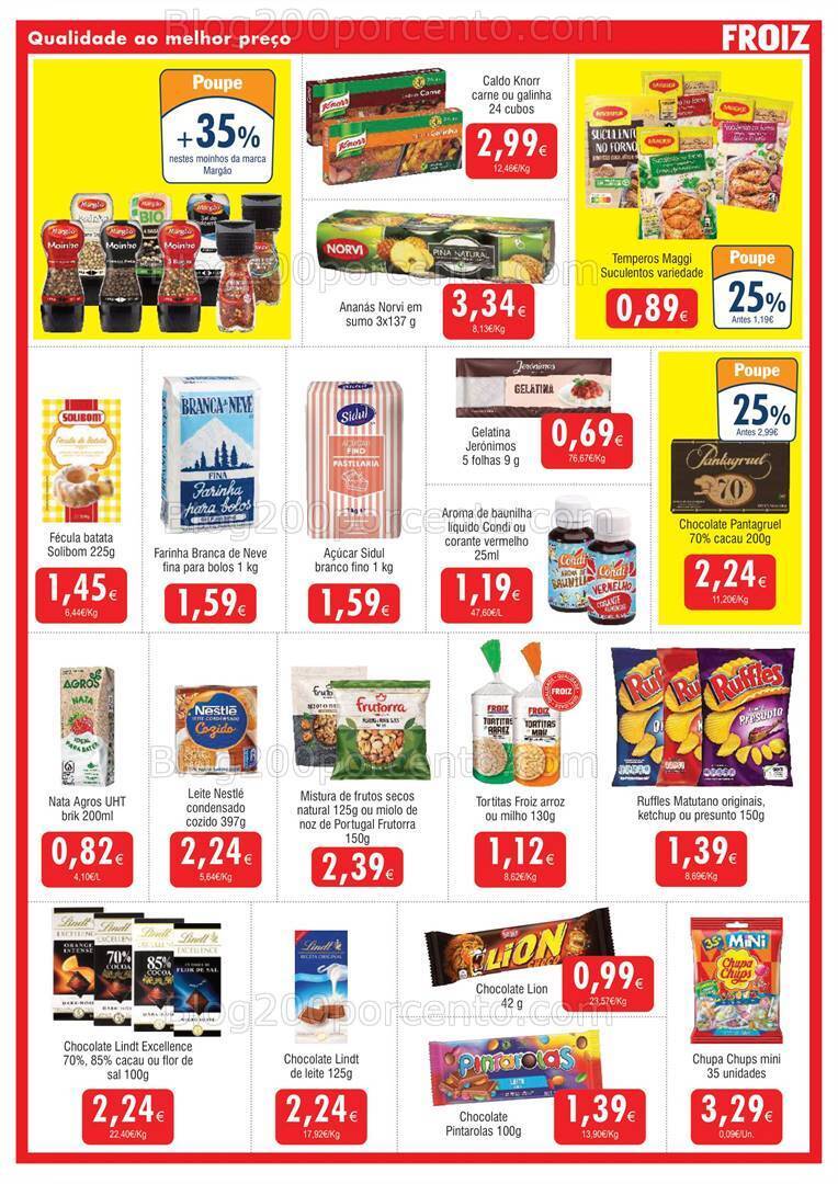 Antevisão Folheto FROIZ Promoções de 25 janeiro a 8 fevereiro