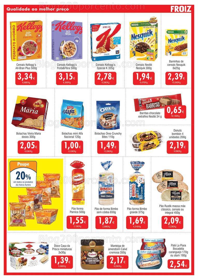 Antevisão Folheto FROIZ Promoções de 25 janeiro a 8 fevereiro