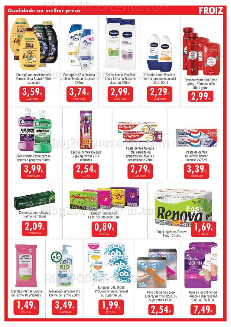 Antevisão Folheto FROIZ Promoções de 25 janeiro a 8 fevereiro