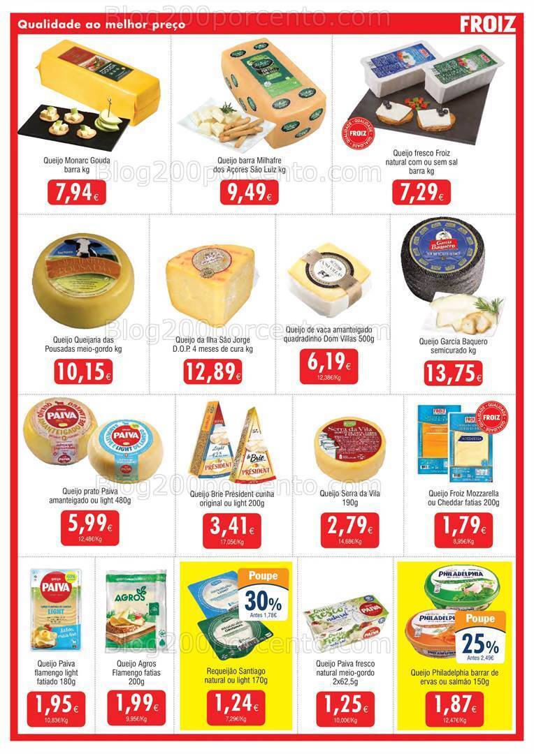 Antevisão Folheto FROIZ Promoções de 9 a 27 fevereiro