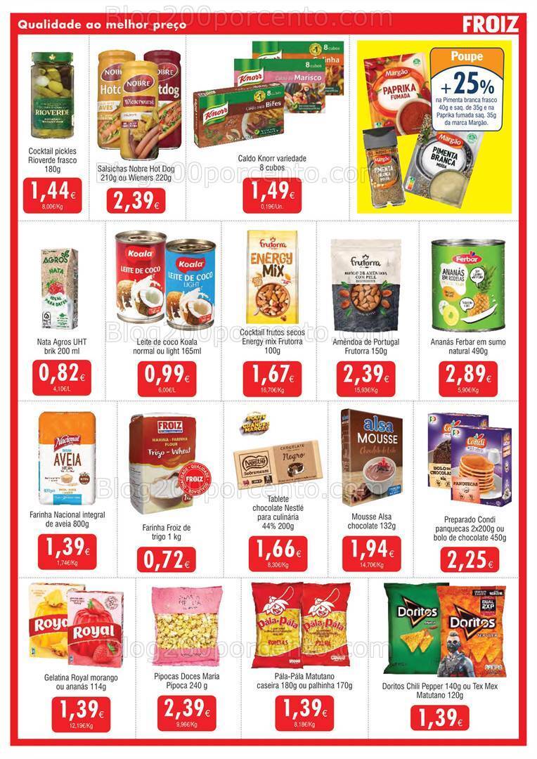 Antevisão Folheto FROIZ Promoções de 9 a 27 fevereiro