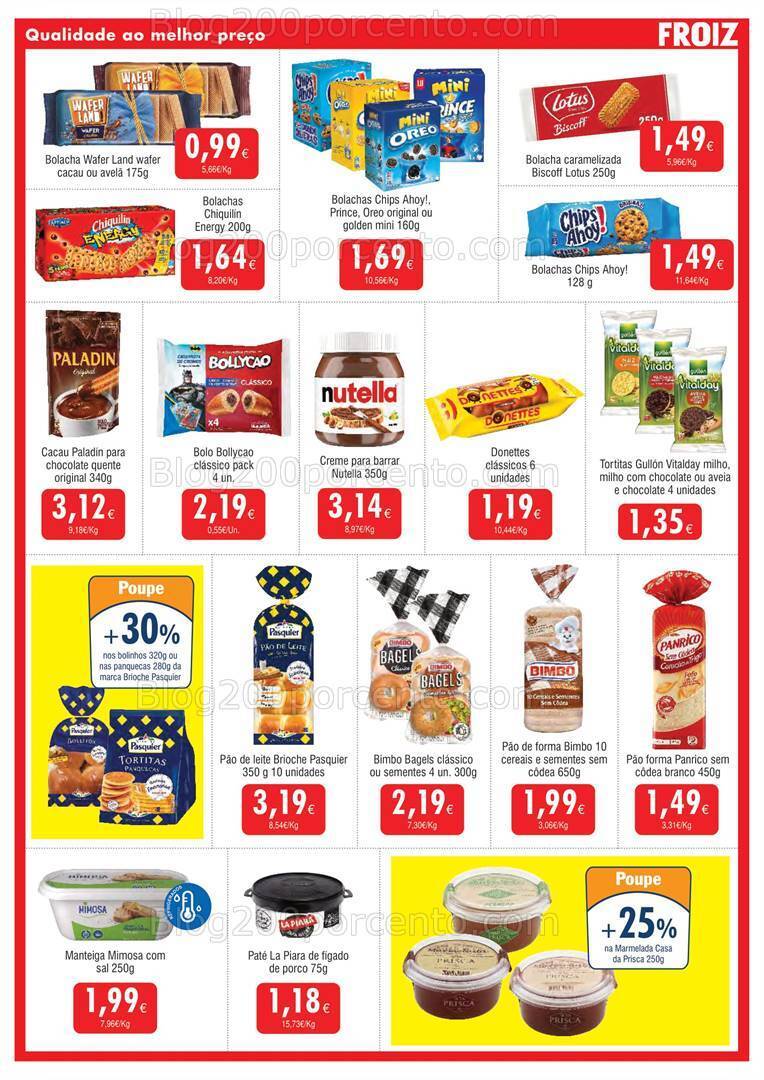 Antevisão Folheto FROIZ Promoções de 9 a 27 fevereiro