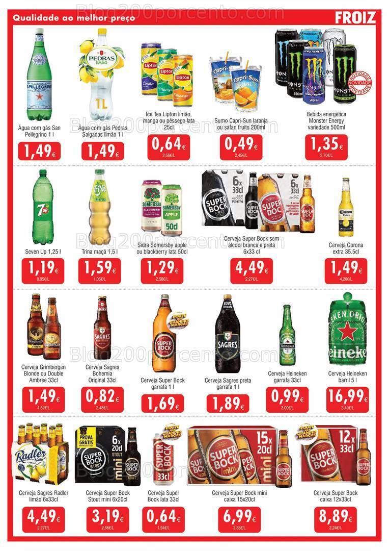 Antevisão Folheto FROIZ Promoções de 9 a 27 fevereiro