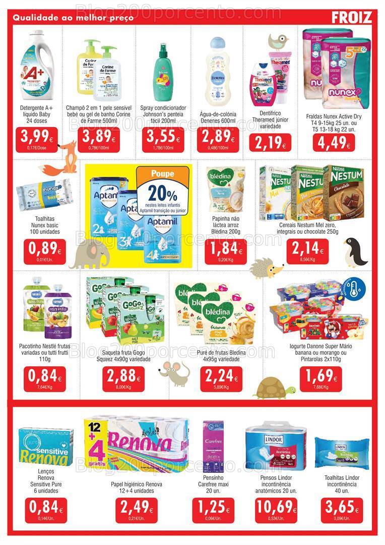 Antevisão Folheto FROIZ Promoções de 9 a 27 fevereiro