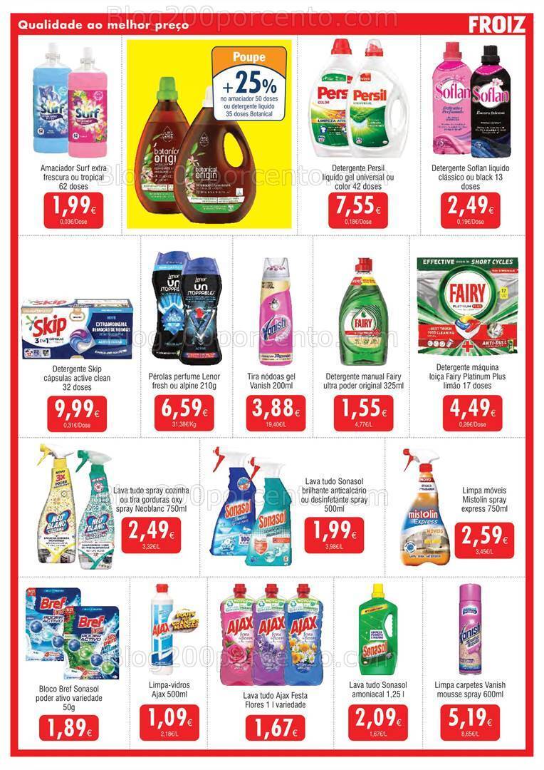 Antevisão Folheto FROIZ Promoções de 9 a 27 fevereiro