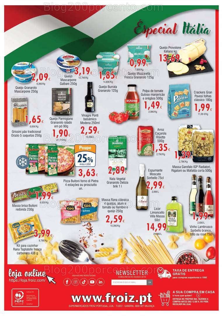 Antevisão Folheto FROIZ Promoções de 9 a 27 fevereiro
