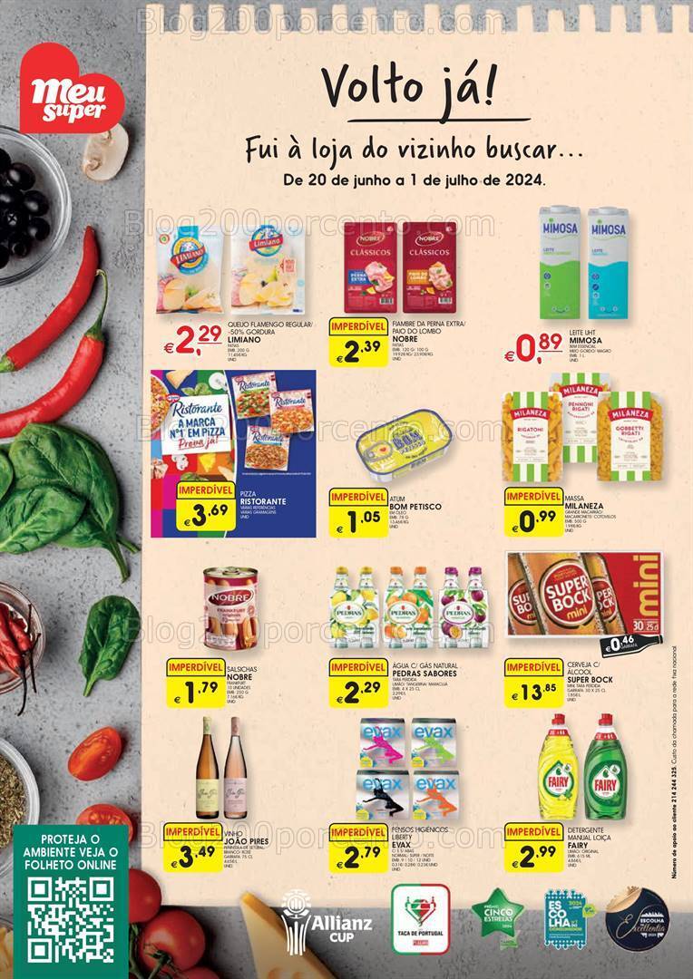 Antevisão Folheto MEU SUPER Promoções de 20 junho a 1 julho