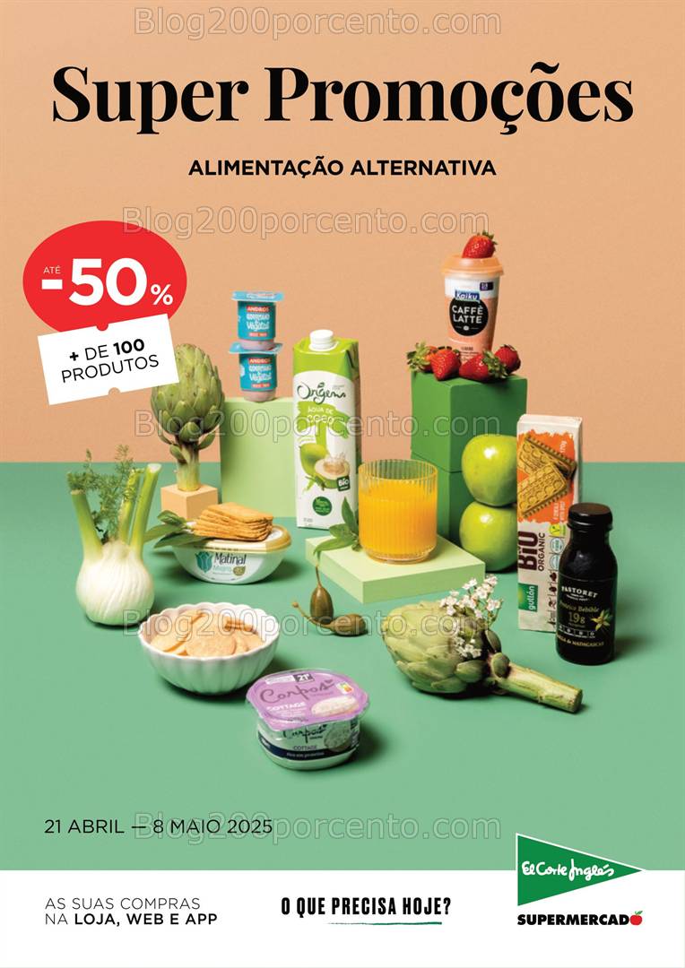 Antevisão Folheto EL CORTE INGLÉS Promoções de 21 abril a 8 maio