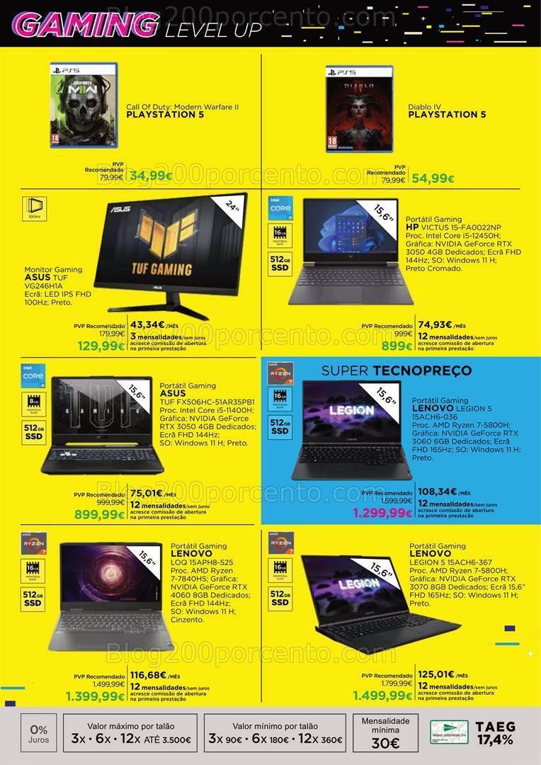 Antevisão Folheto EL CORTE INGLÉS Tecnologia Promoções de 22 setembro a 5 outubro