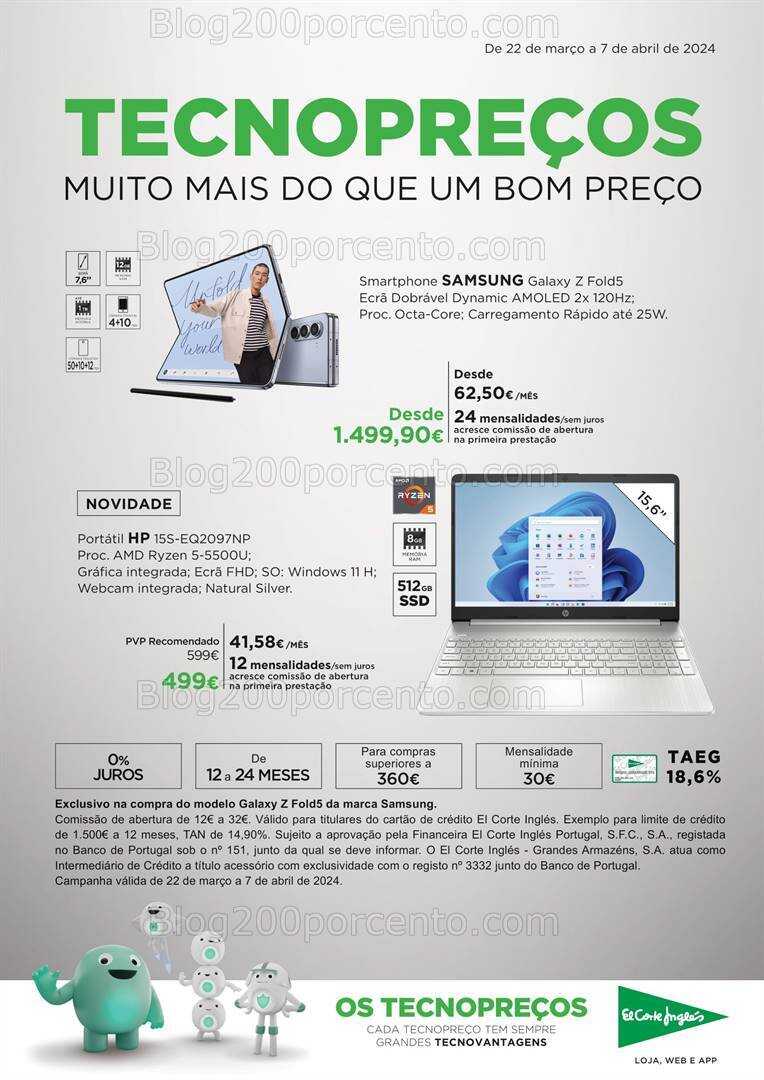 Antevisão Folheto EL CORTE INGLÉS Promoções de 26 março a 1 abril