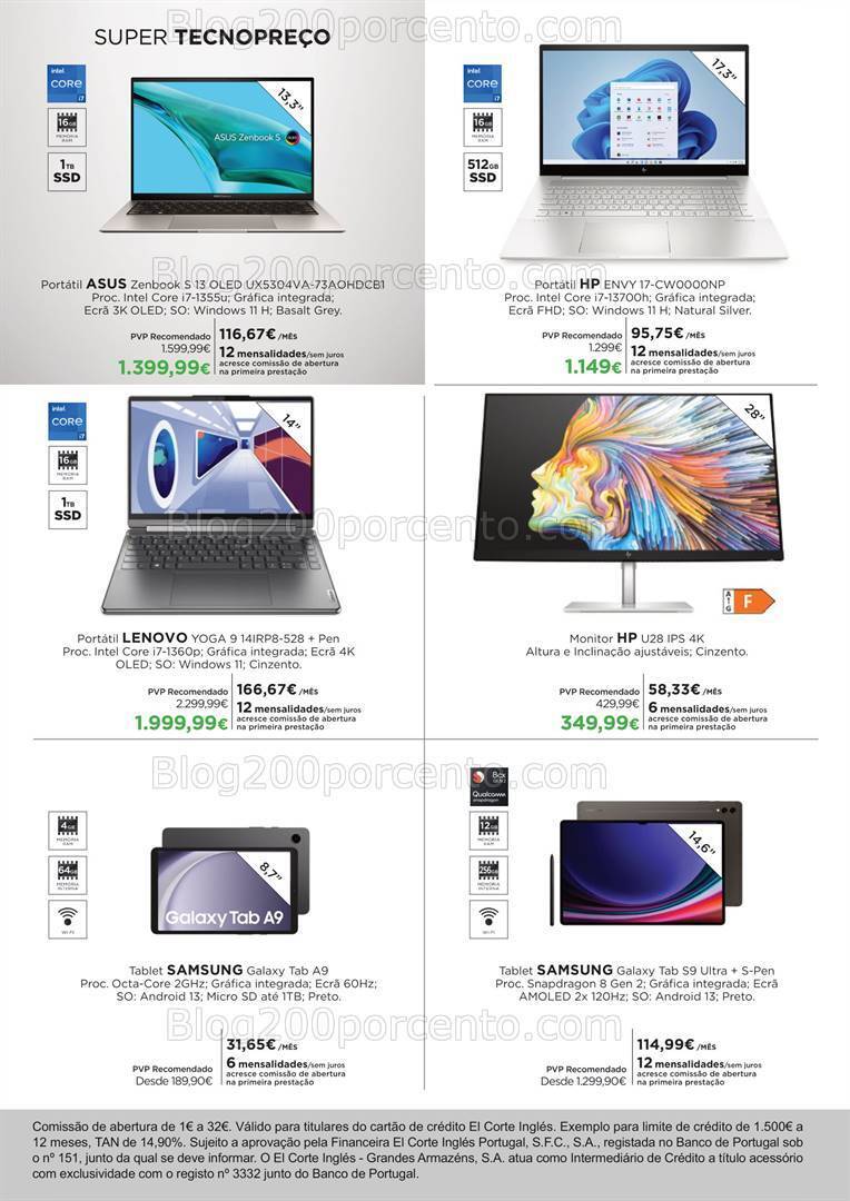 Antevisão Folheto EL CORTE INGLÉS Promoções de 26 março a 1 abril