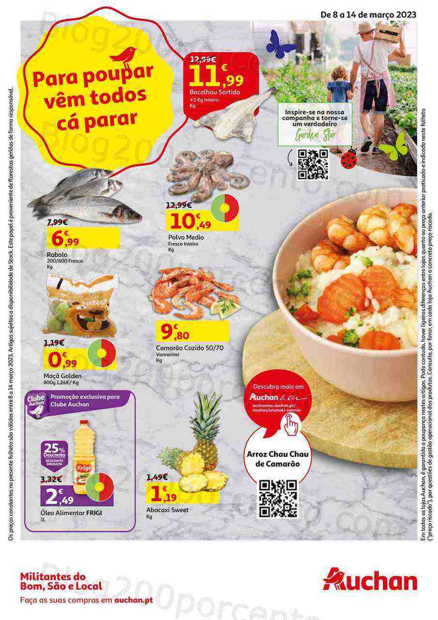 Antevisão Folheto AUCHAN Promoções de 8 a 14 março