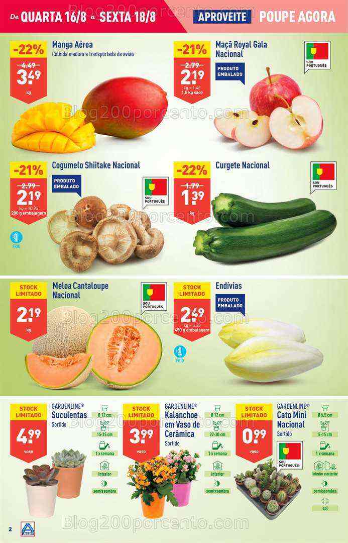 Antevisão Folheto ALDI Promoções de 16 a 22 agosto
