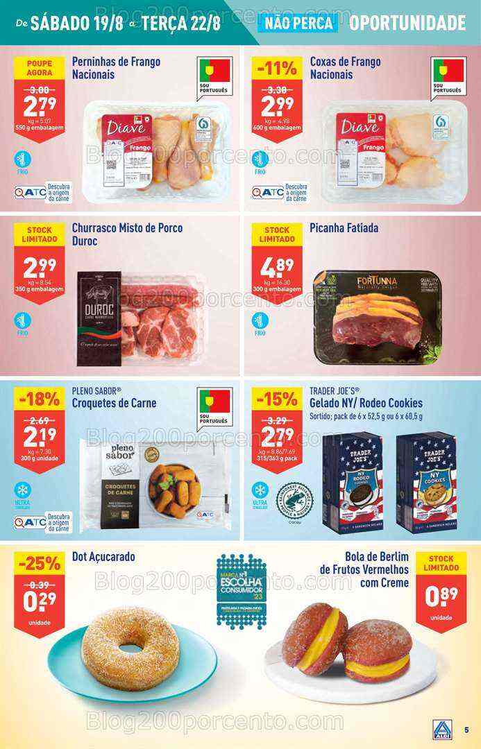 Antevisão Folheto ALDI Promoções de 16 a 22 agosto