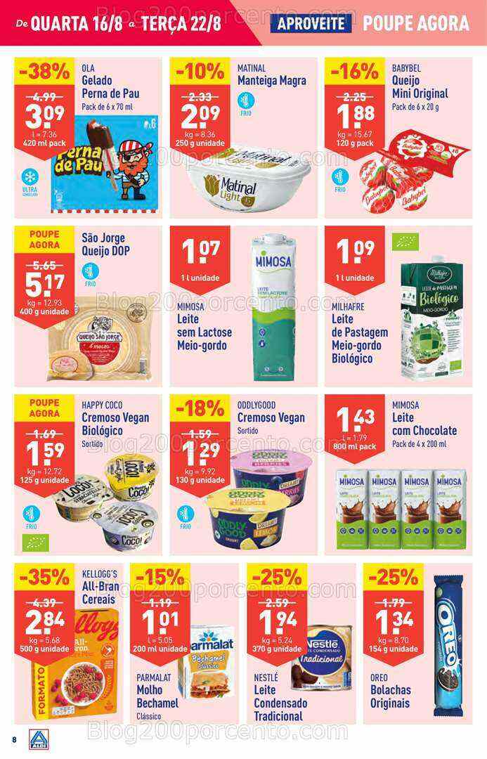Antevisão Folheto ALDI Promoções de 16 a 22 agosto