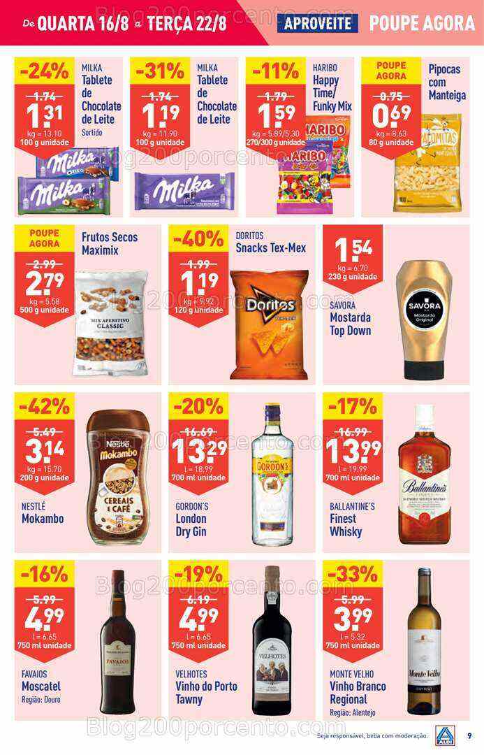 Antevisão Folheto ALDI Promoções de 16 a 22 agosto