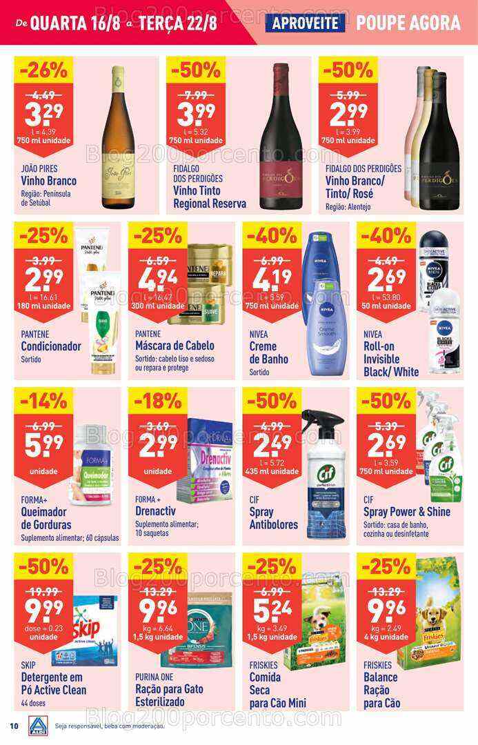 Antevisão Folheto ALDI Promoções de 16 a 22 agosto