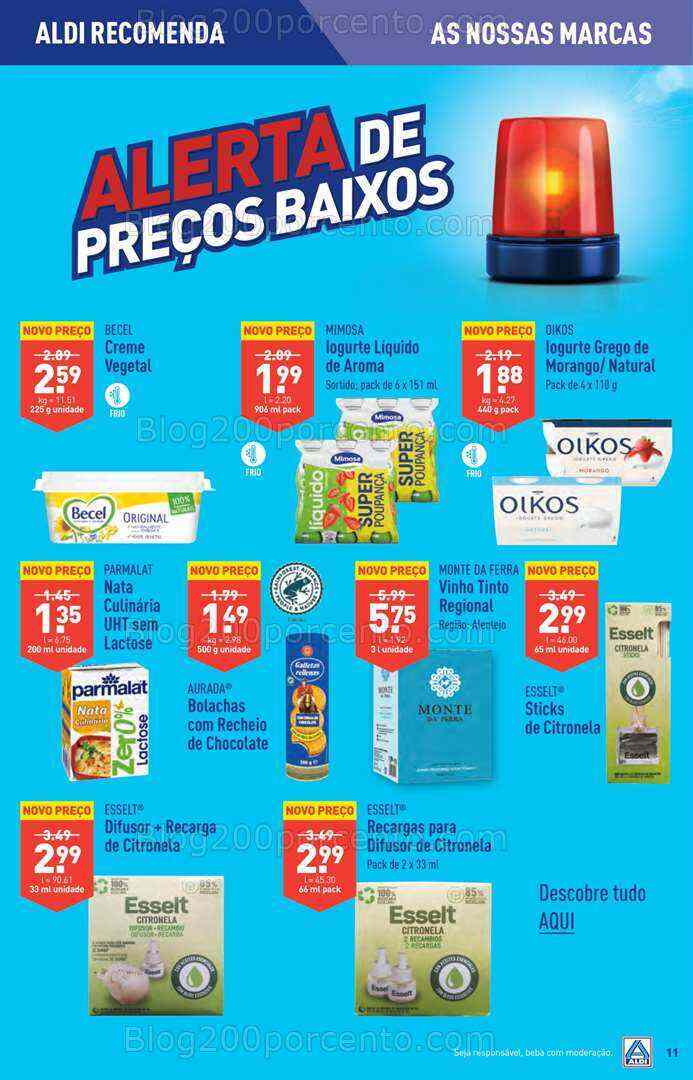Antevisão Folheto ALDI Promoções de 16 a 22 agosto