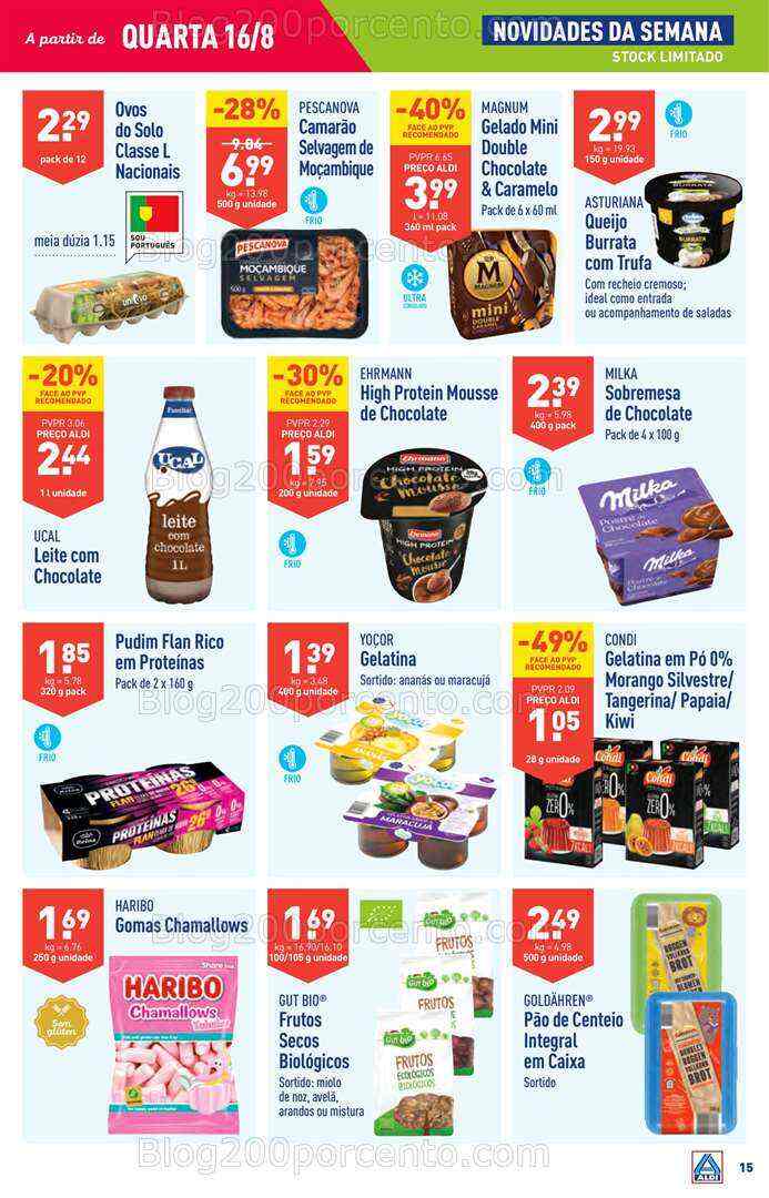 Antevisão Folheto ALDI Promoções de 16 a 22 agosto