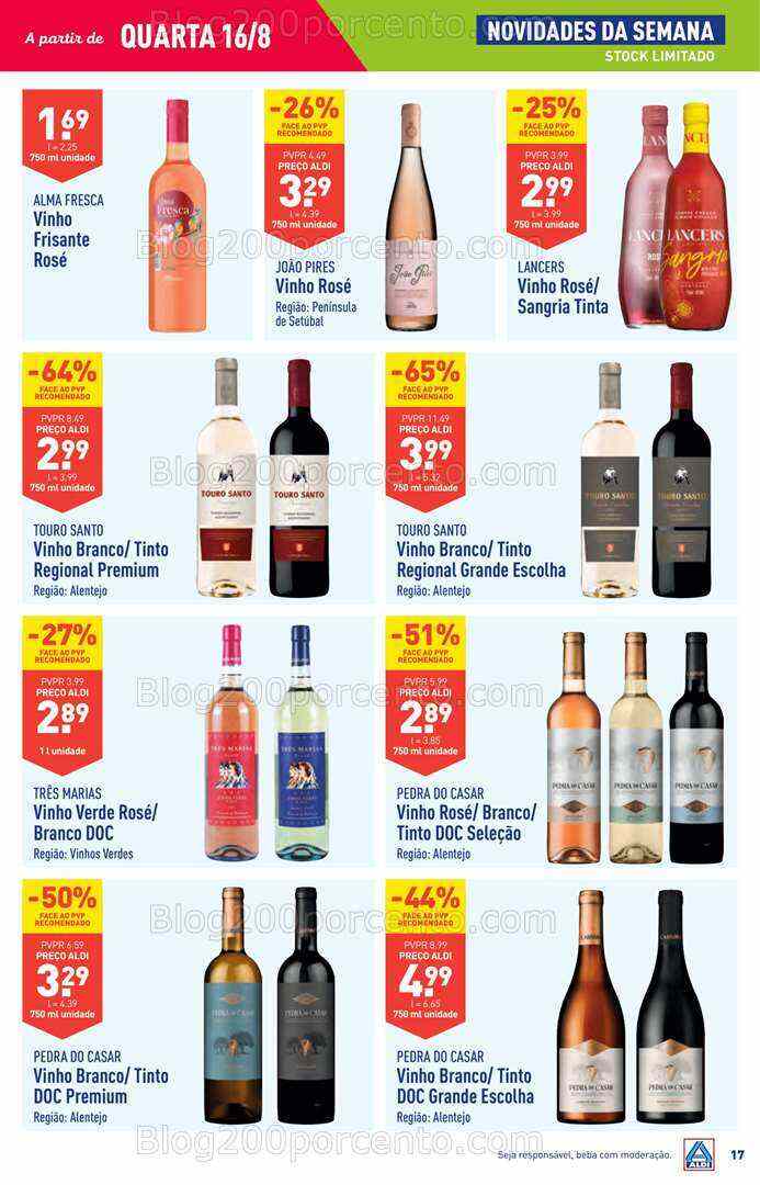 Antevisão Folheto ALDI Promoções de 16 a 22 agosto
