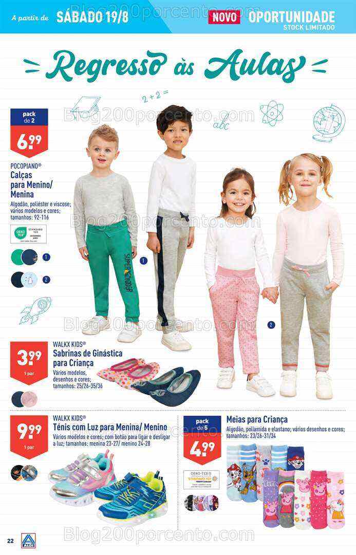 Antevisão Folheto ALDI Bazar + Regresso ás Aulas Promoções a partir de 18 agosto