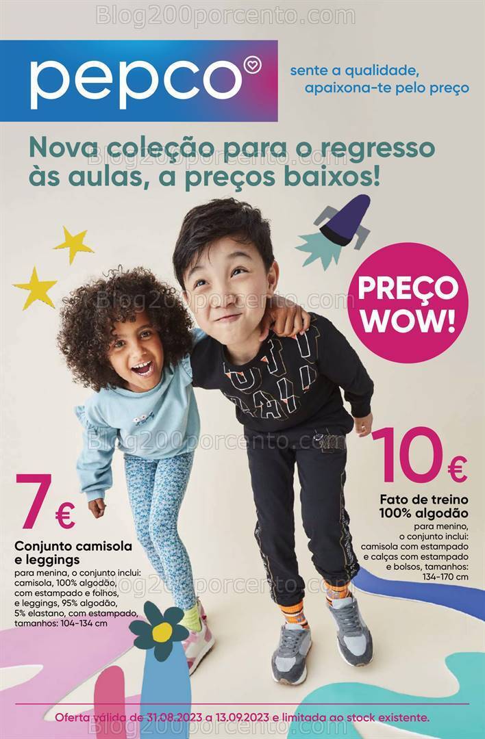 Antevisão Folheto PEPCO Regresso às Aulas Promoções de 31 agosto a 13 setembro