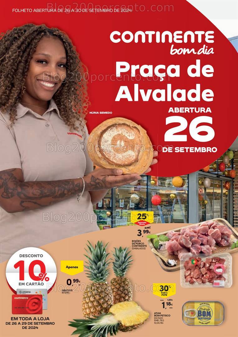 Antevisão Folheto CONTINENTE Aberturas Promoções de 26 a 30 setembro